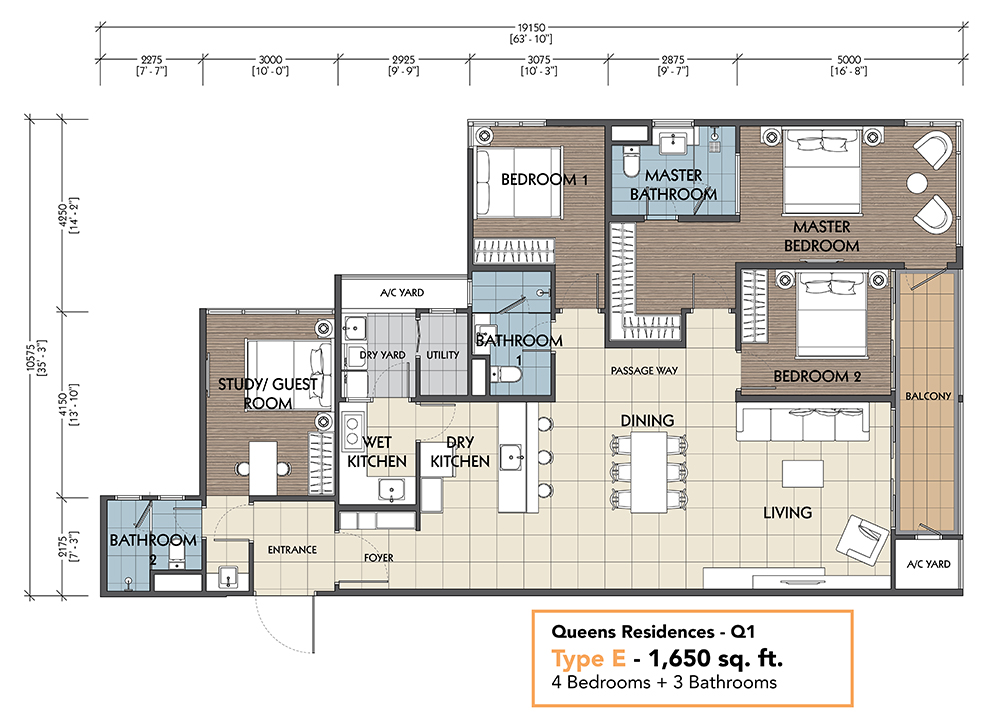 Queens Residences Q1 Ideal Homes